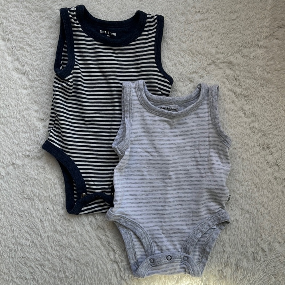 Petit Lem two tank onesies
